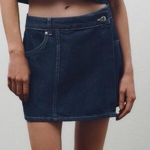 Zara denim skort